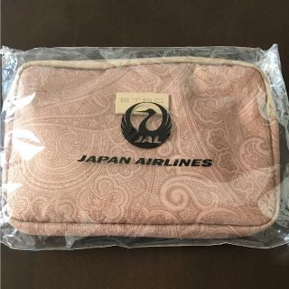 ジャル(ニホンコウクウ)(JAL(日本航空))の新品！未開封★JAL 機内でもらえるトラベルポーチ(ポーチ)