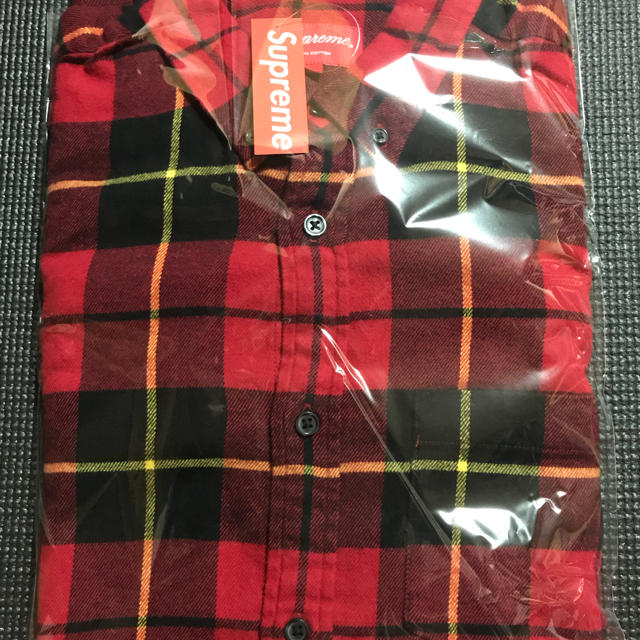 当店人気NO.1 Supreme Tartan L/S Flannel Shirt Red シャツ