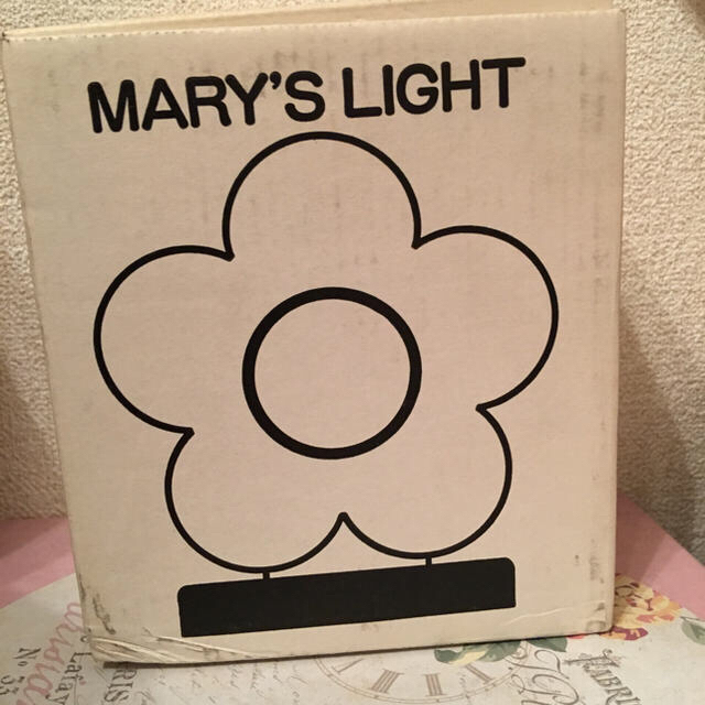 MARY QUANT(マリークワント)のMARY QUANT    MARY'S LIGHT   ノベルティ  レア インテリア/住まい/日用品のライト/照明/LED(テーブルスタンド)の商品写真