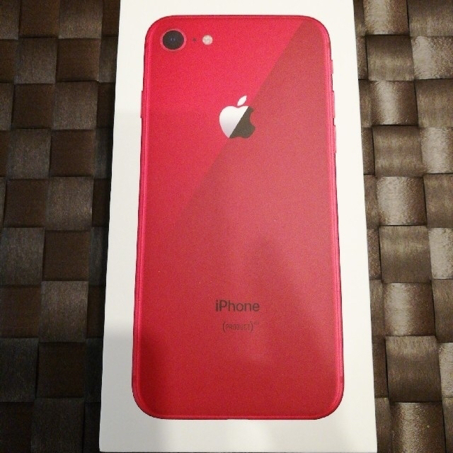 スマートフォン本体SIMフリー au iPhone8 64GB PRODUCT Red