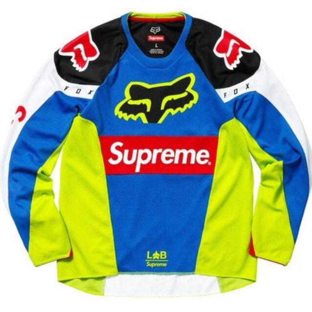 Supreme(シュプリーム)のS Supreme Fox Racing Moto Jersey Top メンズのトップス(Tシャツ/カットソー(七分/長袖))の商品写真