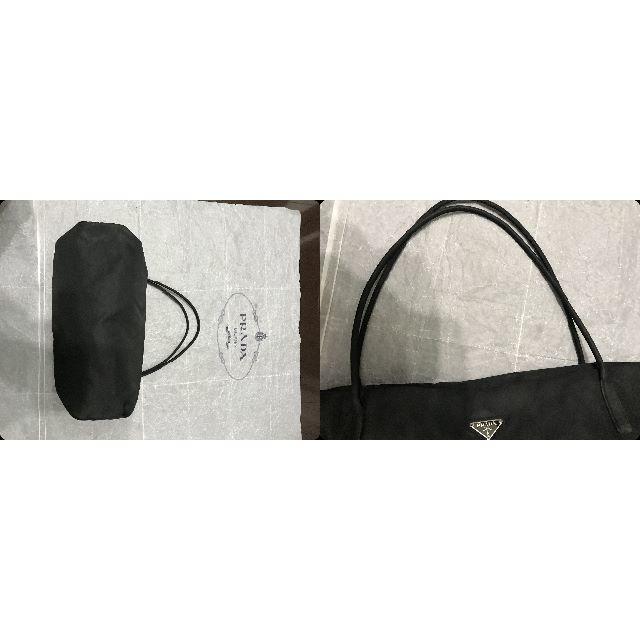 PRADA(プラダ)の●11万プラダ黒ナイロンショルダー大き目マルチバッグビジネス●良好品↑ レディースのバッグ(ショルダーバッグ)の商品写真