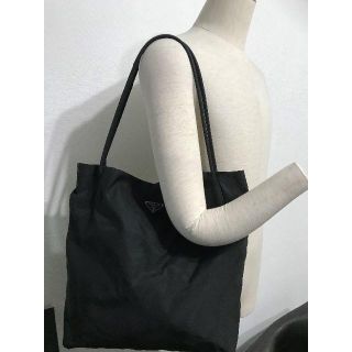 プラダ(PRADA)の●11万プラダ黒ナイロンショルダー大き目マルチバッグビジネス●良好品↑(ショルダーバッグ)