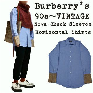 バーバリー(BURBERRY)の★幻★BURBERRY★バーバリー★90s★チェックシャツ★ノバシャツ★39★(シャツ)