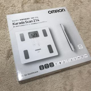 オムロン(OMRON)の【新品未使用】OMRON KaradaScan214(体重計/体脂肪計)