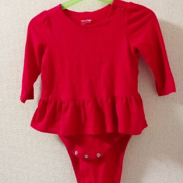 babyGAP(ベビーギャップ)のGAP 80センチ　チュニック風ロンパース キッズ/ベビー/マタニティのベビー服(~85cm)(ロンパース)の商品写真