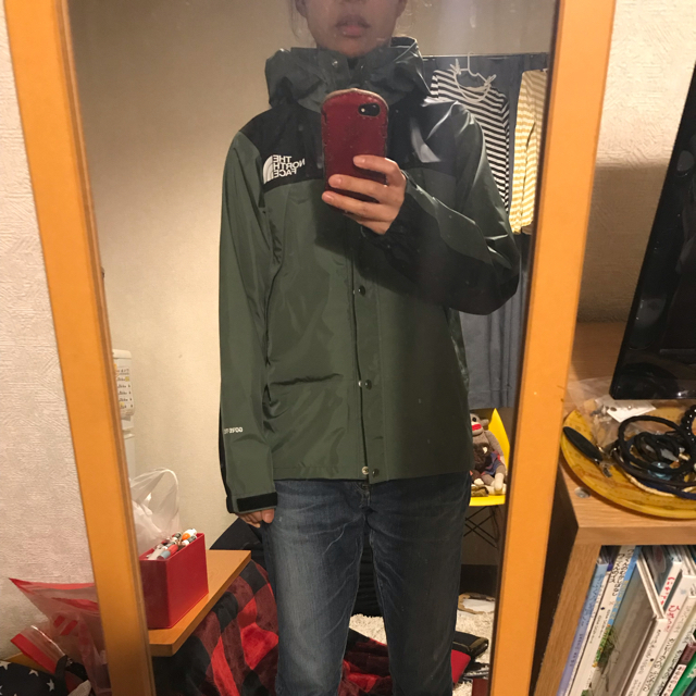 THE NORTH FACE(ザノースフェイス)の今期未使用マウンテンレインテックスジャケット レディースのジャケット/アウター(ナイロンジャケット)の商品写真