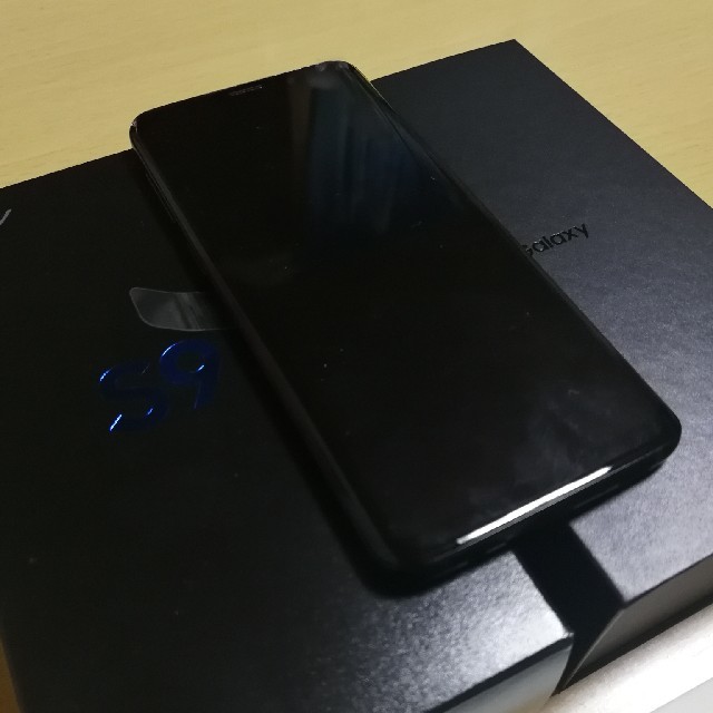 新品未使用　SCV38 ギャラクシーS9 黒　SIMロック解除済スマートフォン本体