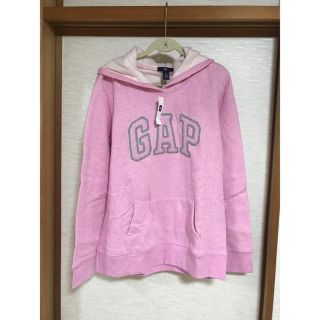 ギャップ(GAP)のGAP ギャップ パーカー スウェット  pink タグ付き(パーカー)