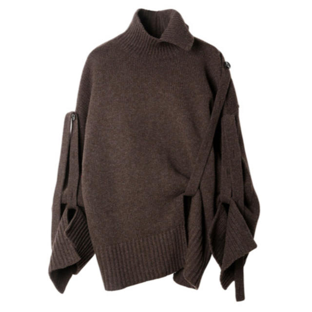 LE CIEL BLEU(ルシェルブルー)のirene merino wool pull-up knit レディースのトップス(ニット/セーター)の商品写真