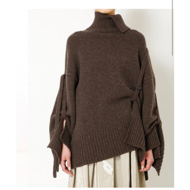 LE CIEL BLEU(ルシェルブルー)のirene merino wool pull-up knit レディースのトップス(ニット/セーター)の商品写真