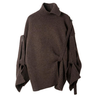 ルシェルブルー(LE CIEL BLEU)のirene merino wool pull-up knit(ニット/セーター)