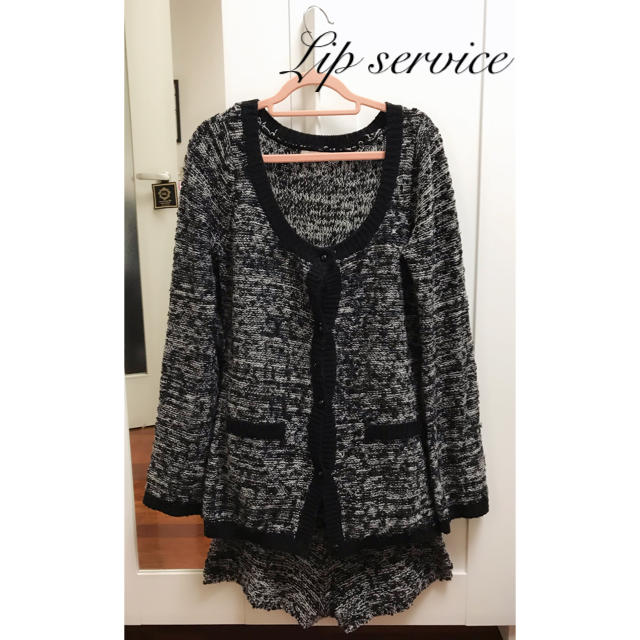 LIP SERVICE(リップサービス)のかにゃお♪様 専用 Lip serviceツイードセットアップ❤︎ レディースのレディース その他(セット/コーデ)の商品写真