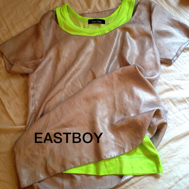 EASTBOY(イーストボーイ)のEAST BOY 蛍光タンク レディースのトップス(Tシャツ(半袖/袖なし))の商品写真