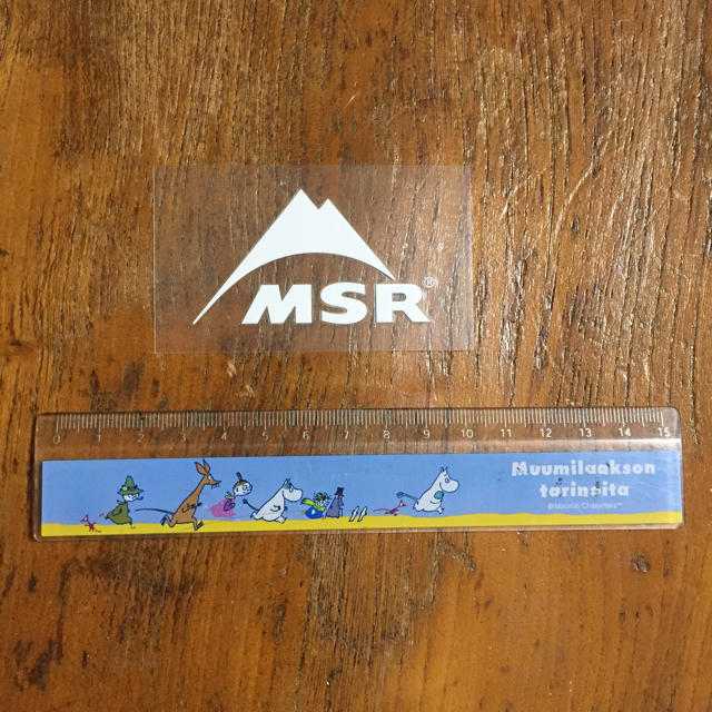 MSR(エムエスアール)のMSR ステッカー ロゴ 白 スポーツ/アウトドアのアウトドア(その他)の商品写真