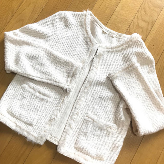 ZARA(ザラ)の☆お値下げ☆ツイードジャケット164サイズ キッズ/ベビー/マタニティのキッズ服女の子用(90cm~)(ジャケット/上着)の商品写真