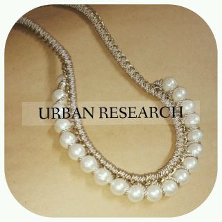 アーバンリサーチ(URBAN RESEARCH)の未使用★コットンパールネックレス(ネックレス)