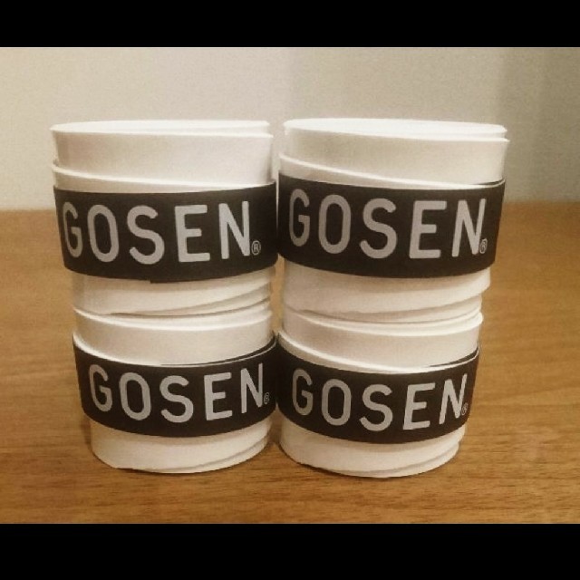 GOSEN(ゴーセン)のさとう様専用 グリップテープ 白４個 スポーツ/アウトドアのスポーツ/アウトドア その他(バドミントン)の商品写真