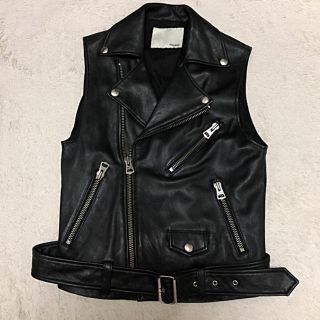 マウジー(moussy)のマウジー 高級ラムレザー(ライダースジャケット)