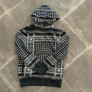 ジバンシィ(GIVENCHY)のGIVENCHY ジバンシイ 幾何学柄 ジップアップパーカー(パーカー)