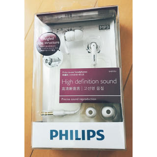 フィリップス(PHILIPS)のPHILIPSインナーイヤーヘッドフォン(ヘッドフォン/イヤフォン)