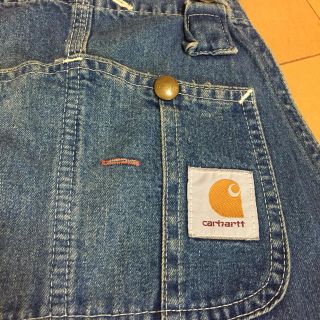 カーハート(carhartt)のカーハート Carhartt デニムオーバーオール ビンテージ W32 USA製(サロペット/オーバーオール)