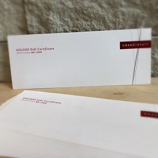 グランドハイアット東京 ご利用券(10,000円券×5枚)(宿泊券)