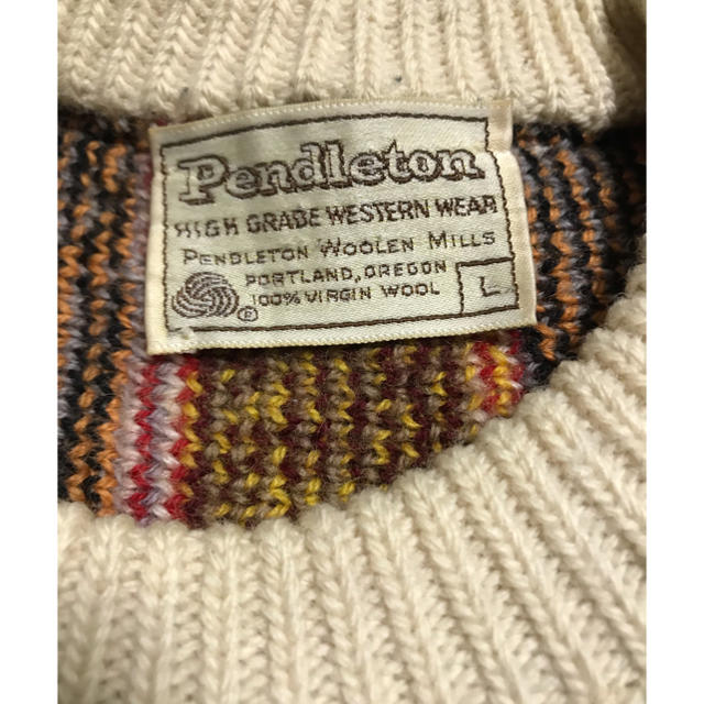 PENDLETON(ペンドルトン)の☆ レア ヴィンテージ ペンドルトン ネイティブ柄 ニット  ☆ メンズのトップス(ニット/セーター)の商品写真