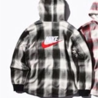 シュプリーム(Supreme)のsupreme NIKE Plaid hooded sweater shirt (ベスト)