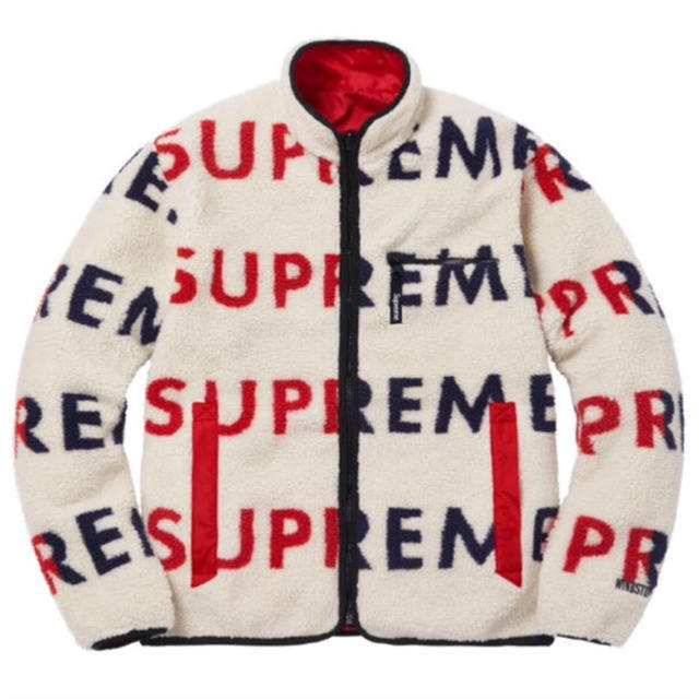 Supreme18AW Reversible LogoFleece Jacket