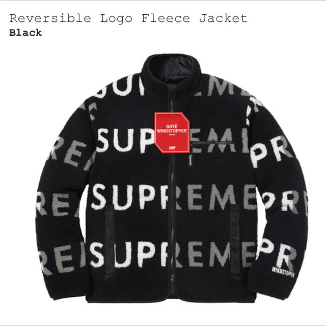 変更OK 【未使用】Supreme リバーシブルwindstopper フリース Sサイズ