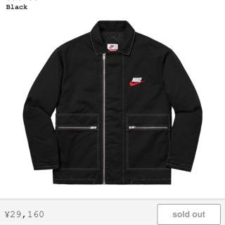 シュプリーム(Supreme)のSupreme®/Nike® Double Zip Quilte Jacket(Gジャン/デニムジャケット)