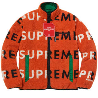 シュプリーム(Supreme)のsupreme Reversible Logo Fleece Jacket(ダウンジャケット)