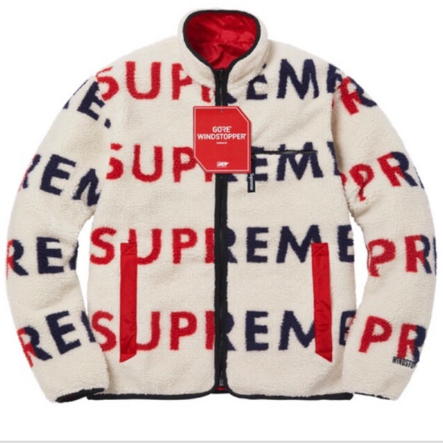 supreme  Reversible Logo Fleece Jacket