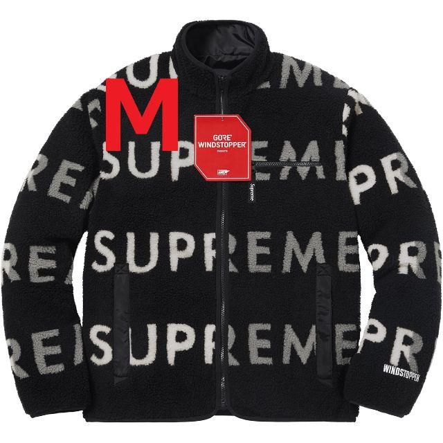 M Reversible Logo Fleece Jacketblackサイズ