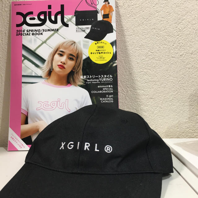 X-girl(エックスガール)のXgirl キャップ（本付き）  レディースの帽子(キャップ)の商品写真