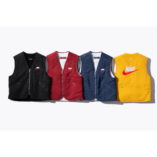 Supreme(シュプリーム)のSupreme®/Nike® Reversible Nylon vest BK メンズのトップス(ベスト)の商品写真