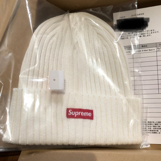 Supreme 18ss Overdyed Ribbed Beanie