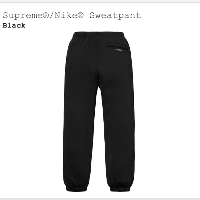 Supreme NIKE Sweatpant 黒S 送料込 1