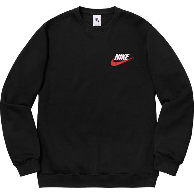 Supreme(シュプリーム)のSupreme®/Nike® Crewneck 黒 s メンズのトップス(スウェット)の商品写真