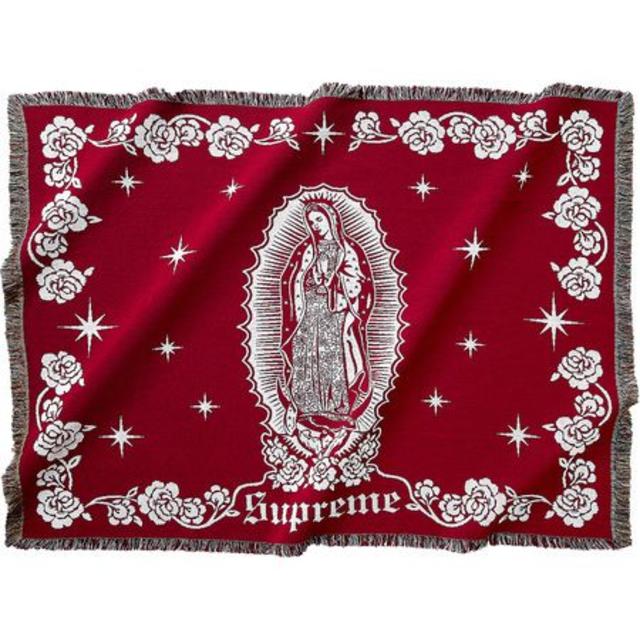 寝具supreme virgin mary blanket red