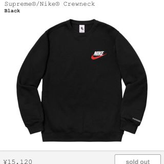 シュプリーム(Supreme)のsupreme×nike crew neck(スウェット)