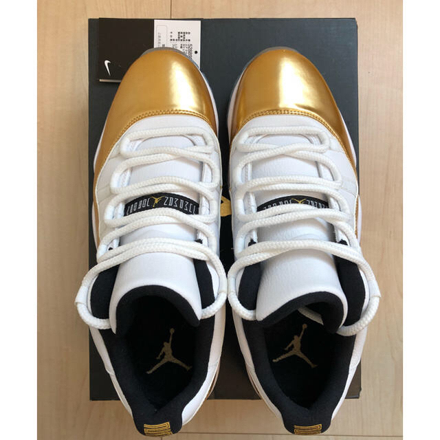 ベスト NIKE AIR JORDAN 11 LOW RETRO GOLD 27.5