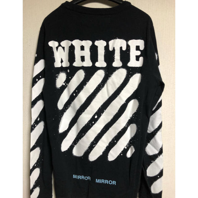 OFF-WHITE - off-white DIAG SPRAY ロングスリーブTシャツの通販 by ...