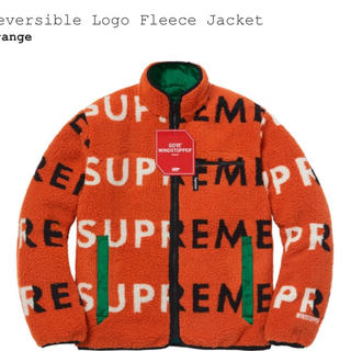 シュプリーム(Supreme)のsupreme reversible logo fleece jacket L(ナイロンジャケット)