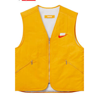 シュプリーム(Supreme)の Supreme Nike vest mustard S(ベスト)