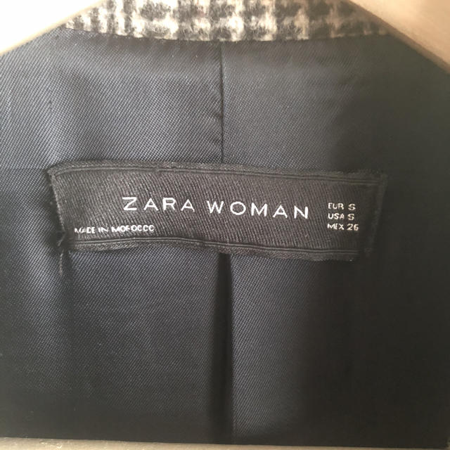 ZARA(ザラ)の♡ZARAロングチェックコート♡ レディースのジャケット/アウター(ロングコート)の商品写真