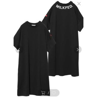 ミルクフェド(MILKFED.)のMILKFED ワンピース 美品！(ひざ丈ワンピース)