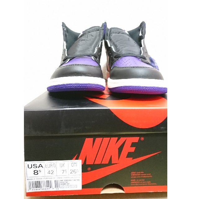 NIKE(ナイキ)のNike Air Jordan1 Court Purple 26.5 メンズの靴/シューズ(スニーカー)の商品写真