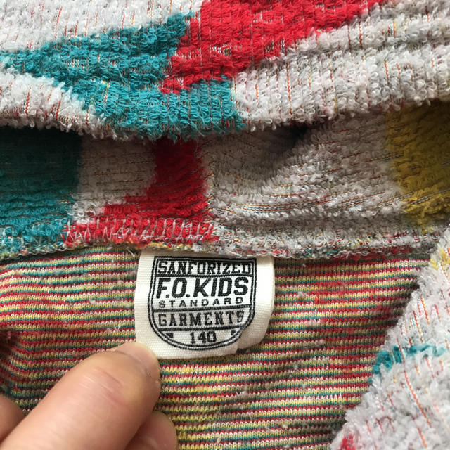 F.O.KIDS(エフオーキッズ)のタリボーサマ専用♡F.O.kids パイルパーカー キッズ/ベビー/マタニティのキッズ服男の子用(90cm~)(ジャケット/上着)の商品写真